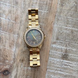 MK gold watch